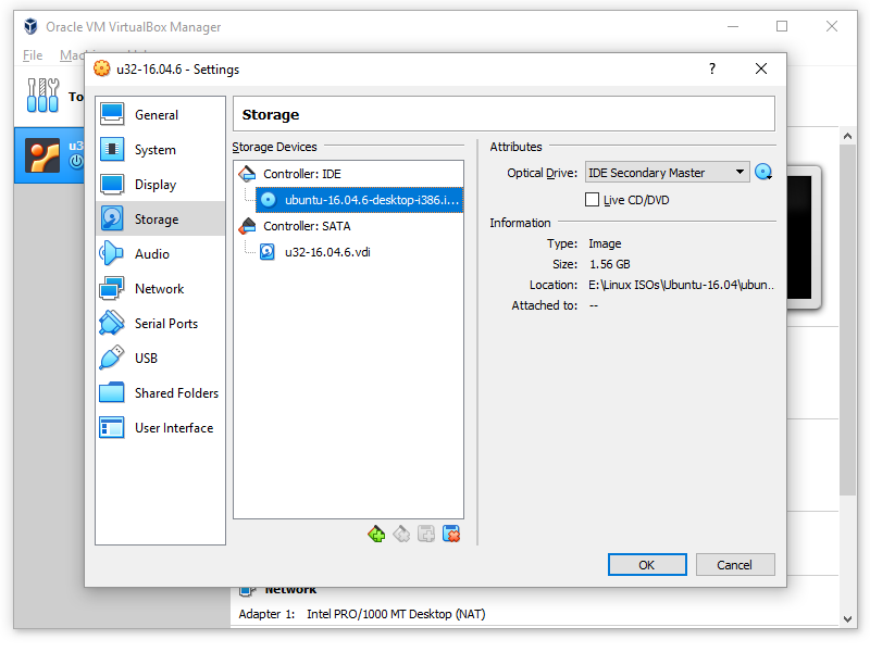 choose a virtual optical disk file